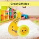 image 3 of Saxophone Soft Toy Cute Plushie Huggable Cuddly Stuffed Toy 16cm Yellow