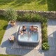 image 4 of Wave Pacific 6 Person Inflatable Hot Tub, EnergySave Bundle, Dark Grey