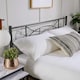image 6 of Matt Dark Grey Metal Frame 4ft Small Double Bedframe Powder Coated