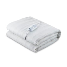 GEEPAS Electric Heated Under Blanket 137x165 cm | White White