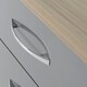 image 4 of Nevada 2 Drawer Bedside Cabinet Grey