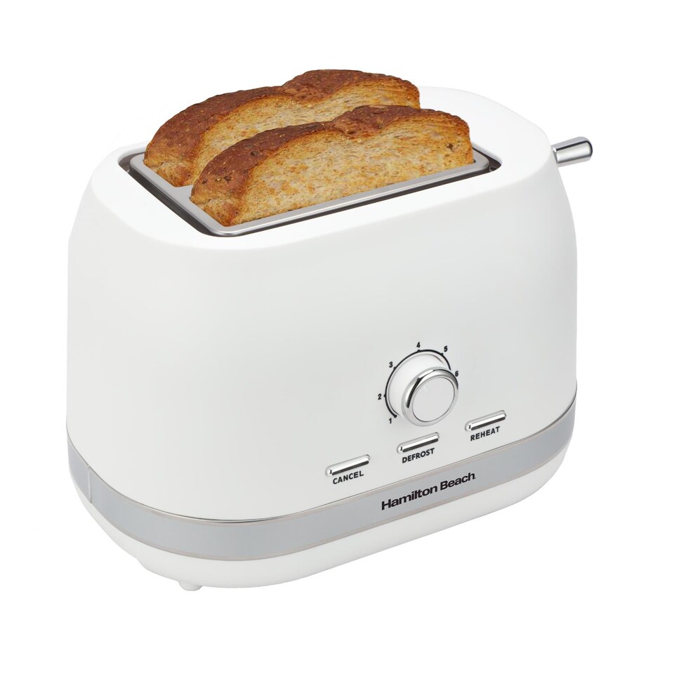 image 1 of Hamilton Beach Ella White Kettle & Toaster Set