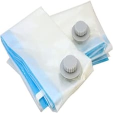 KAV Vacuum Storage Bag - 12 Pack Travel Compression Bags for Clothes, Duvets, Bedding, Blankets, Pillows - 60x80cm Airtight