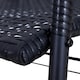 image 7 of Outsunny 2 Seater Wicker Glider Bench Chair Rocking Chair Patio Garden Armchair