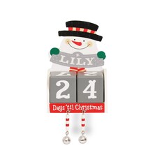 Pre-personalised Wood Advent Block Calendar - Over 80 Titles - Lily
