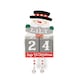 image 1 of Pre-personalised Wood Advent Block Calendar - Over 80 Titles - Lily