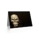 image 2 of Creepy Gothic Smoky Skull Face Weird Art Card
