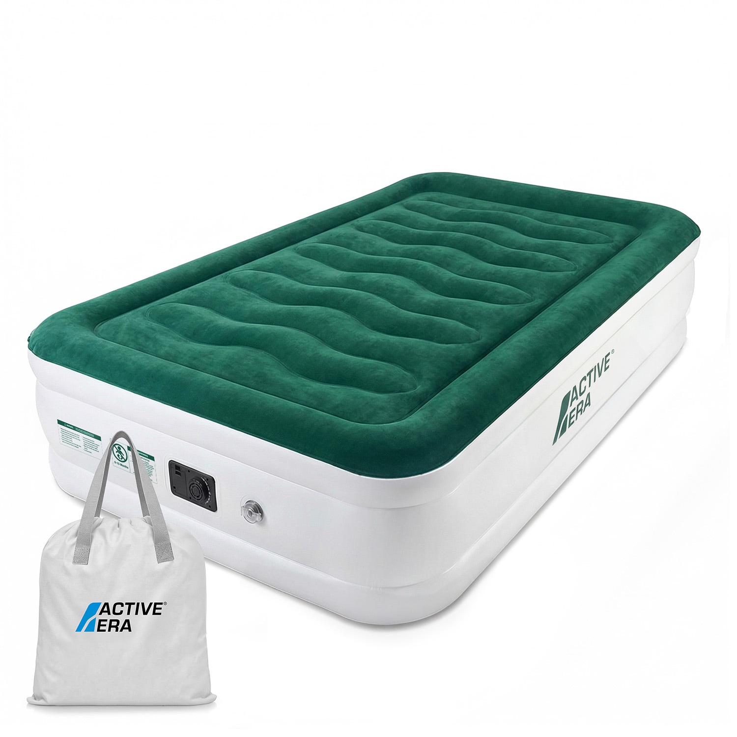 Active Era Single Comfort Plus Air Bed - Green White