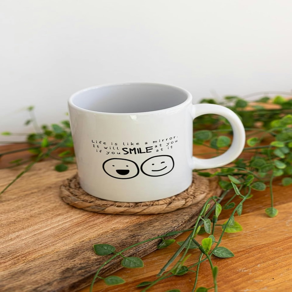 image 1 of Marco Paul Set of 4 Motivational Mugs White