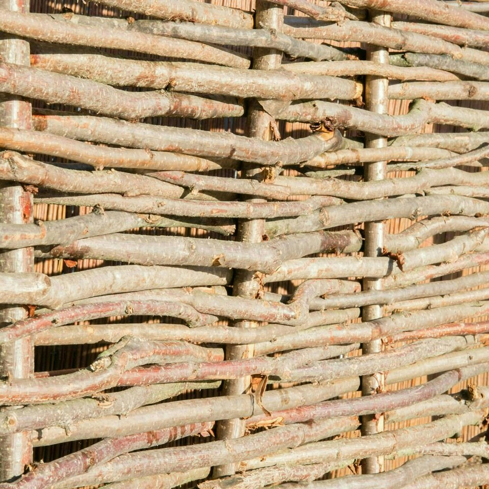 image 1 of Primrose Hazel Hurdle Fence Panel Premium Woven Wattle Weave 6ft x 5ft