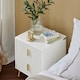 image 5 of SoBuy FBT115-W,2-Drawer Bedside Table Nightstand with Gold Handles | White | White | 1