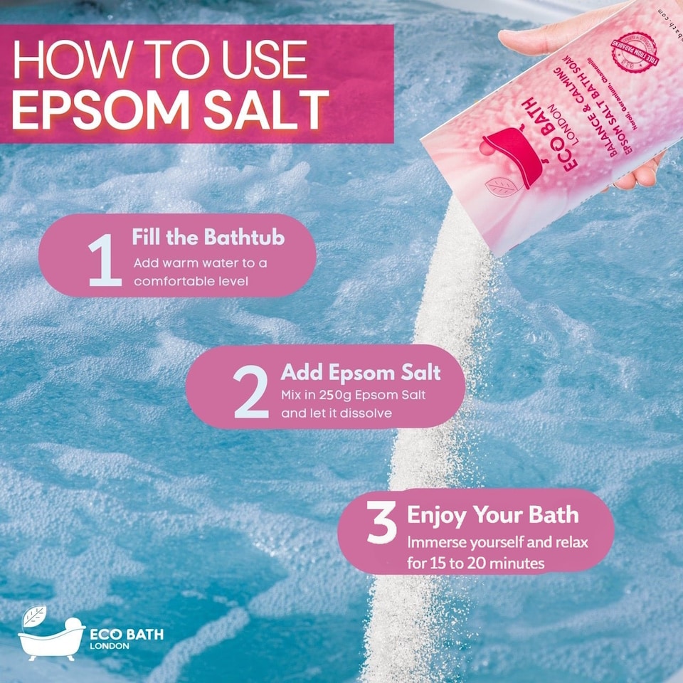 image 1 of Balance & Calming Epsom Salt Bath Soak Gift Tube