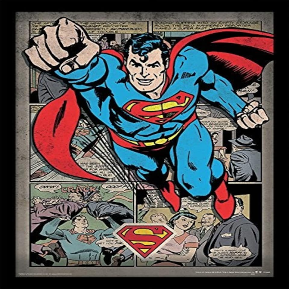 SUPERMAN - COMIC MONTAGE - MEMORABILIA RANGE - FP11320P