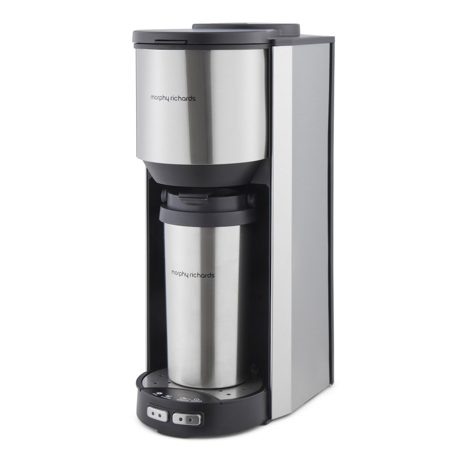 image 1 of MORPHY RICHARDS TAZZA POUR & GO SINGLE CUP COFFEE MACHINE