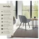 image 2 of Dining Chair Marilyn - velvet look, quilted pattern - per piece Grey | Grey/Black