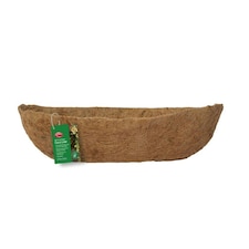 Ambassador Wall Trough Basket Coco Liner - Brown - 30in