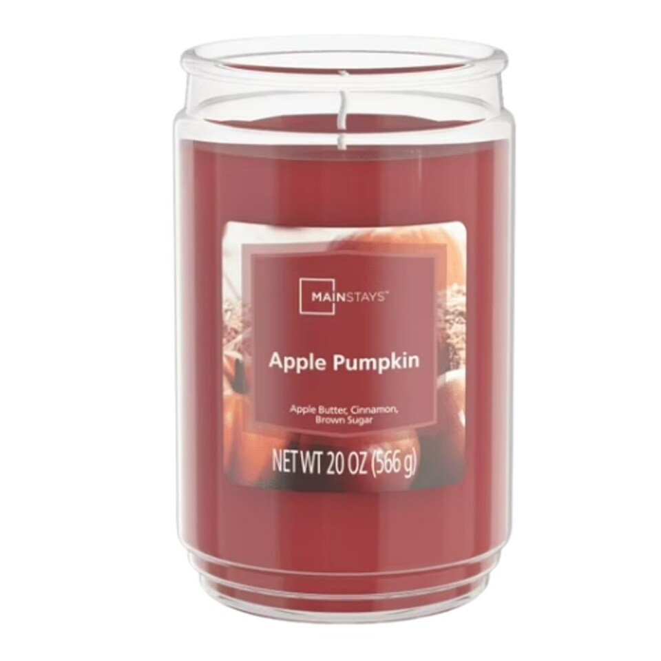 Mainstays Apple Pumpkin Scented Candle 20oz (566g)