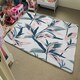 image 4 of Winter Pink & Blue Flowers (Rug) Pink | Large: 140x200cm