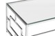 image 5 of Allure Clear Glass Silver Base Coffee Table