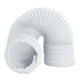 image 4 of SPARES2GO Universal 4m Tumble Dryer Vent Hose + Connection Adapter Kit