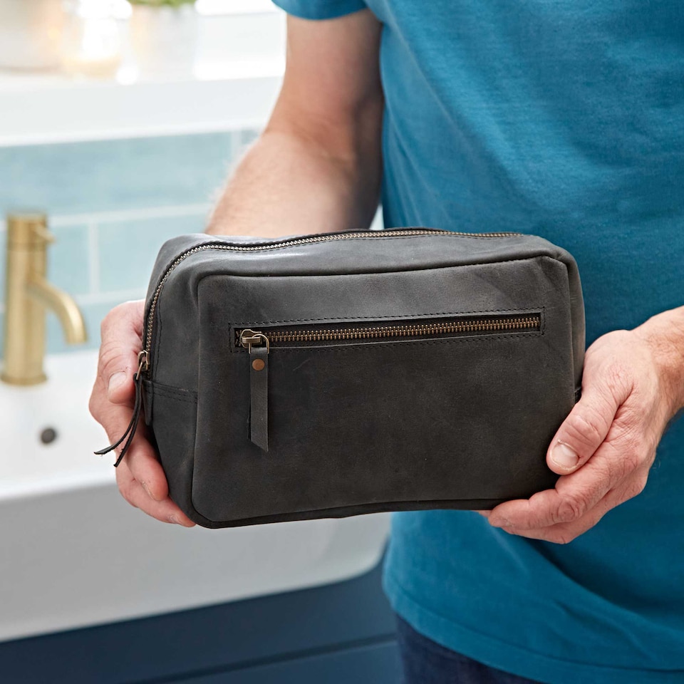 image 1 of Buffalo Leather Wash Bag