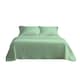 image 1 of Microfibre Soft Touch Flat Sheet Plain Dyed Bed Linen Blue | Blue | Duck Egg Blue | Super King