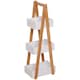 image 8 of HOMCOM 3 Tier Bathroom Shower Caddy Freestanding Rack Storage Unit Shelf Organiser