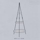image 5 of 3 Tier Black Metal Pyramid Rack Display Stand Multiple Plant Flower Pot Holder