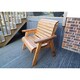 image 2 of Traditional "Big Daddy" Grand Chair With Footstool