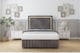 image 1 of Sloomy Boston Gold Slate Naples Divan Bed With Mattress 2 Drawers Footend With 26" Strutted Headboard & 12" Matching Footboard 5' King | Grey | Slate | King | 1
