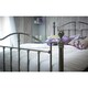image 2 of 4ft 6" Double Elizabeth Black Nickel Metal Bed Frame - (149cm)