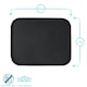 image 3 of Argon Tableware Rectangle Non-Slip Serving Tray - 35.5cm x 25cm - Black Black