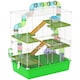 image 1 of PawHut Hamster Cage w/ Water Bottle, Exercise Wheel, Tubes, Ramps - Green