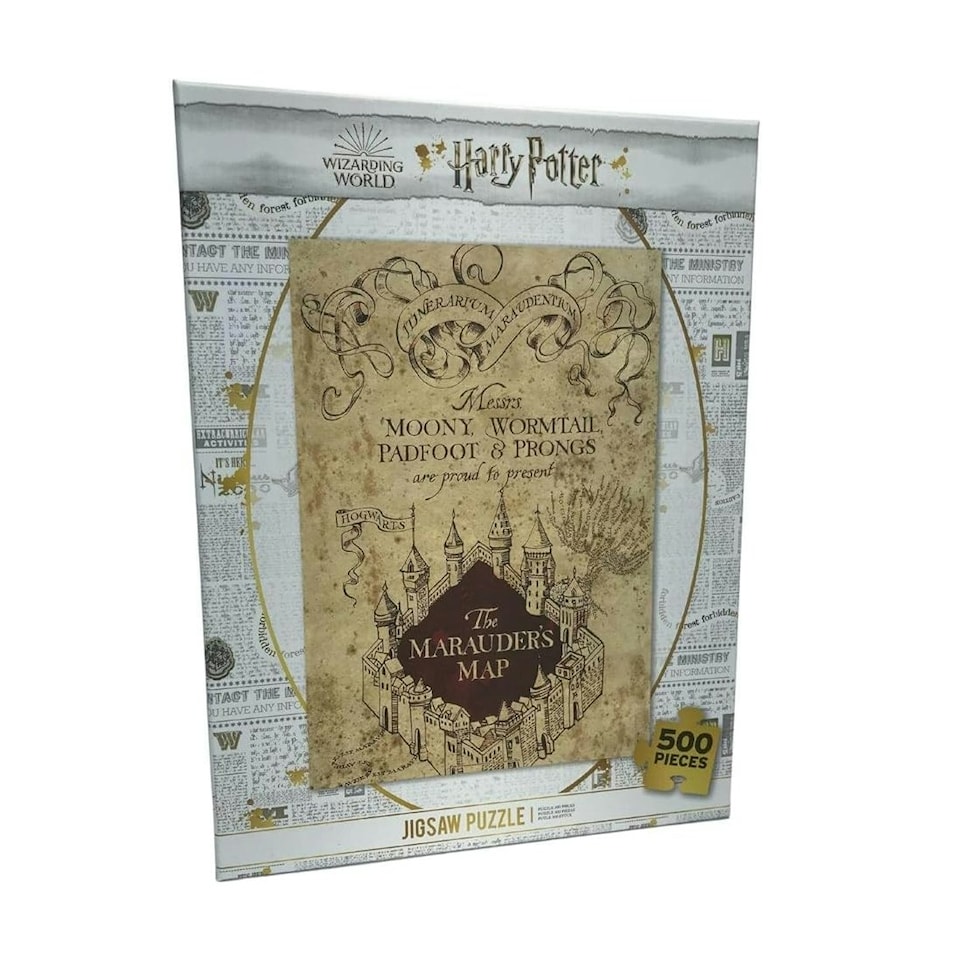 image 1 of Harry Potter Jigsaw Puzzle (500 Pieces) - Marauder's Map