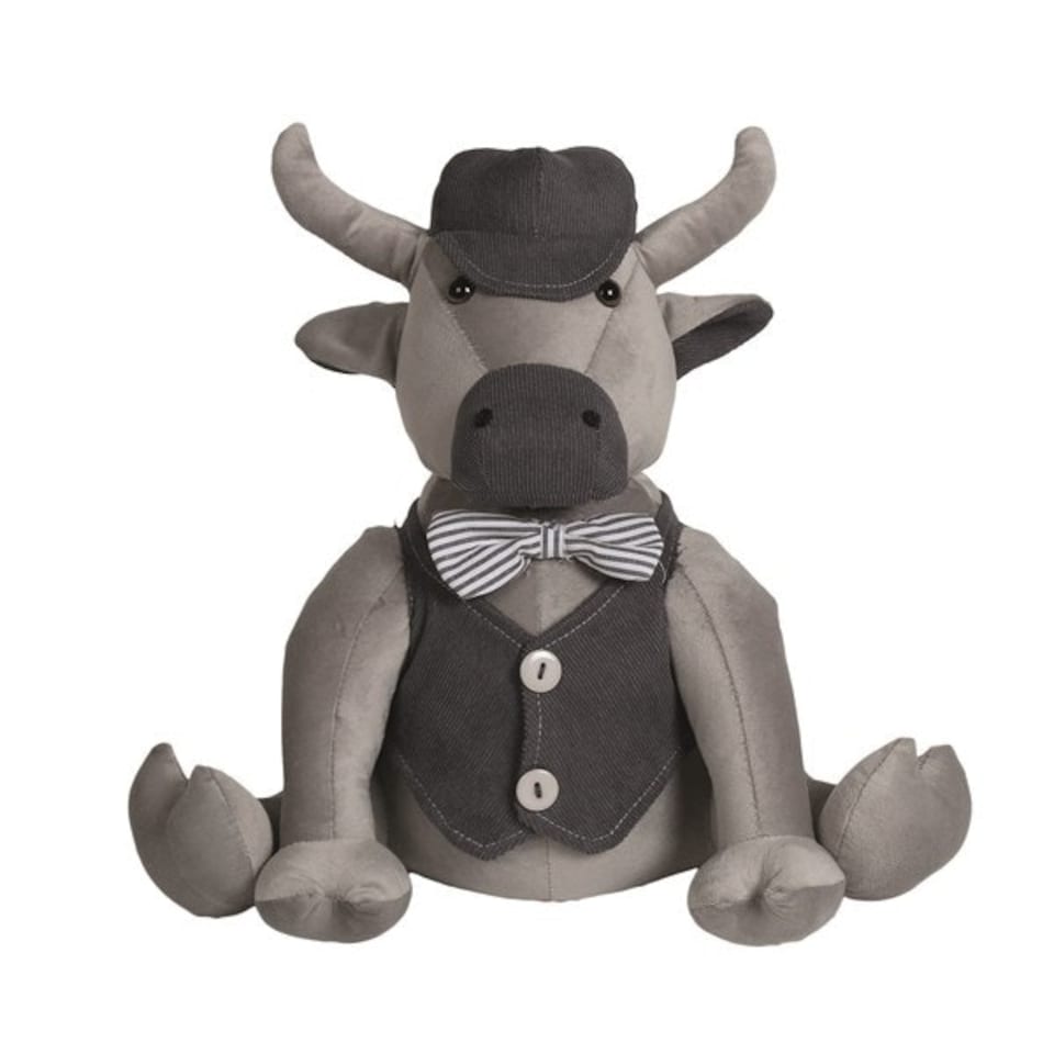 Straits Bull Grey Door Stop