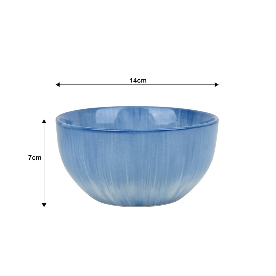 image 1 of 12pc Blue Star Reactive Porcelain Dinner Set