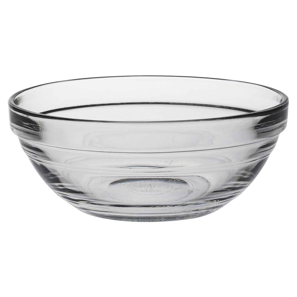 image 1 of Duralex Lys Stacking Glass Cooking / Ingredients / Food Bowl - 12cm | Clear | Clear