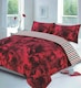 image 1 of Roses Duvet Cover Set - Super King - Red