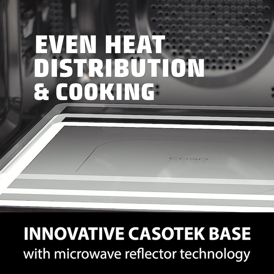 image 1 of Caso Design MCG 25 Ceramic Chef Microwave Oven & Grill, 25L Capacity, 900W Microwave with 1200W Grill and 2050W Convection
