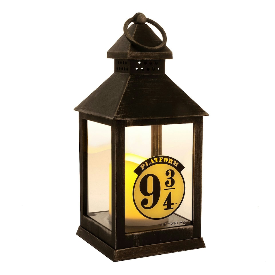 image 1 of Harry Potter Light Up Lantern - Platform 9 3/4