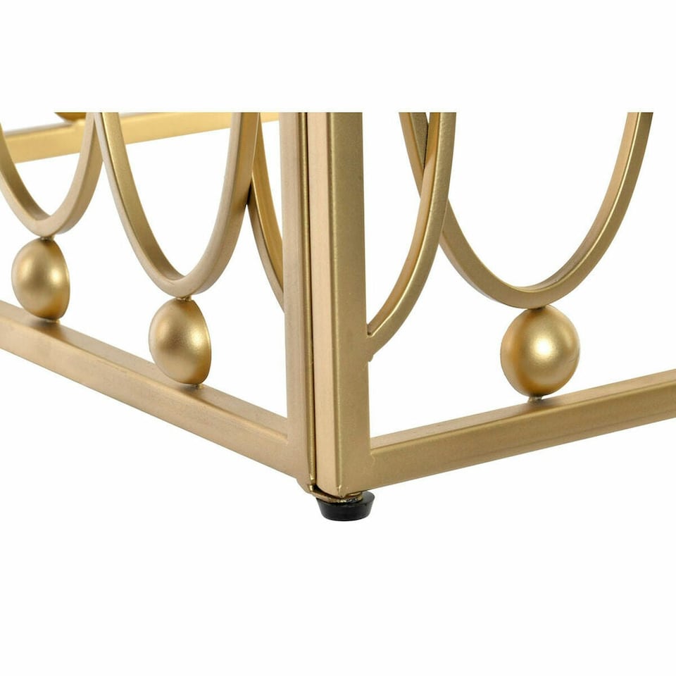 image 1 of Side table DKD Home Decor Mirror Golden Metal MDF (57 x 57 x 52 cm) N/A