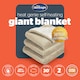 image 9 of Silentnight Heat Genie Self Heating Giant Blanket Cream | Natural