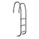 image 3 of 38mm Slimline Stainless Steel Ladder with 3 ABS Treads