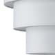 image 3 of Barty - White 38cm Tiered Pendant Shade | White | Large | 1