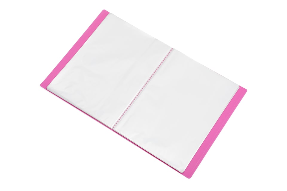 image 1 of ARPAN A4 Display Book Folder for School, Filing, Storage, Interviews, CVS & Presentations, Flexible Cover, A4 Display Folder with 104 Pockets 208 Sides