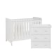 image 1 of Babymore Caro Mini 2 Piece Room Set - White Wash