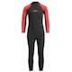 image 1 of Urban Beach Childrens/Kids Sharptooth Long-Sleeved Wetsuit - Black/Red - 11-12 Years