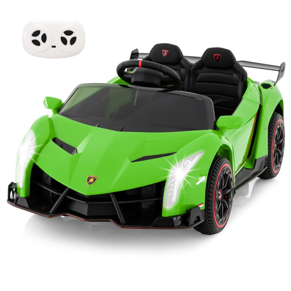 image 1 of COSTWAY 12V Battery Powered Electric Vehicle Kids Car Green