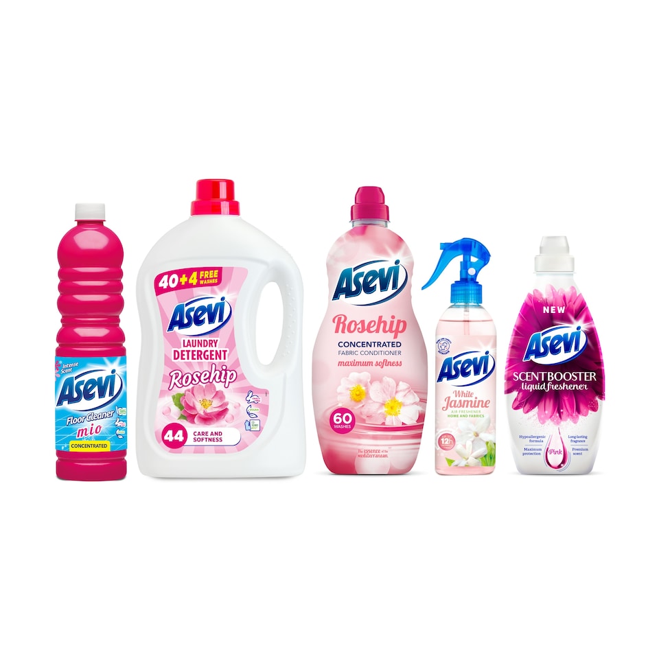 image 1 of Asevi Spanish Cleaning Starter Kit Pink