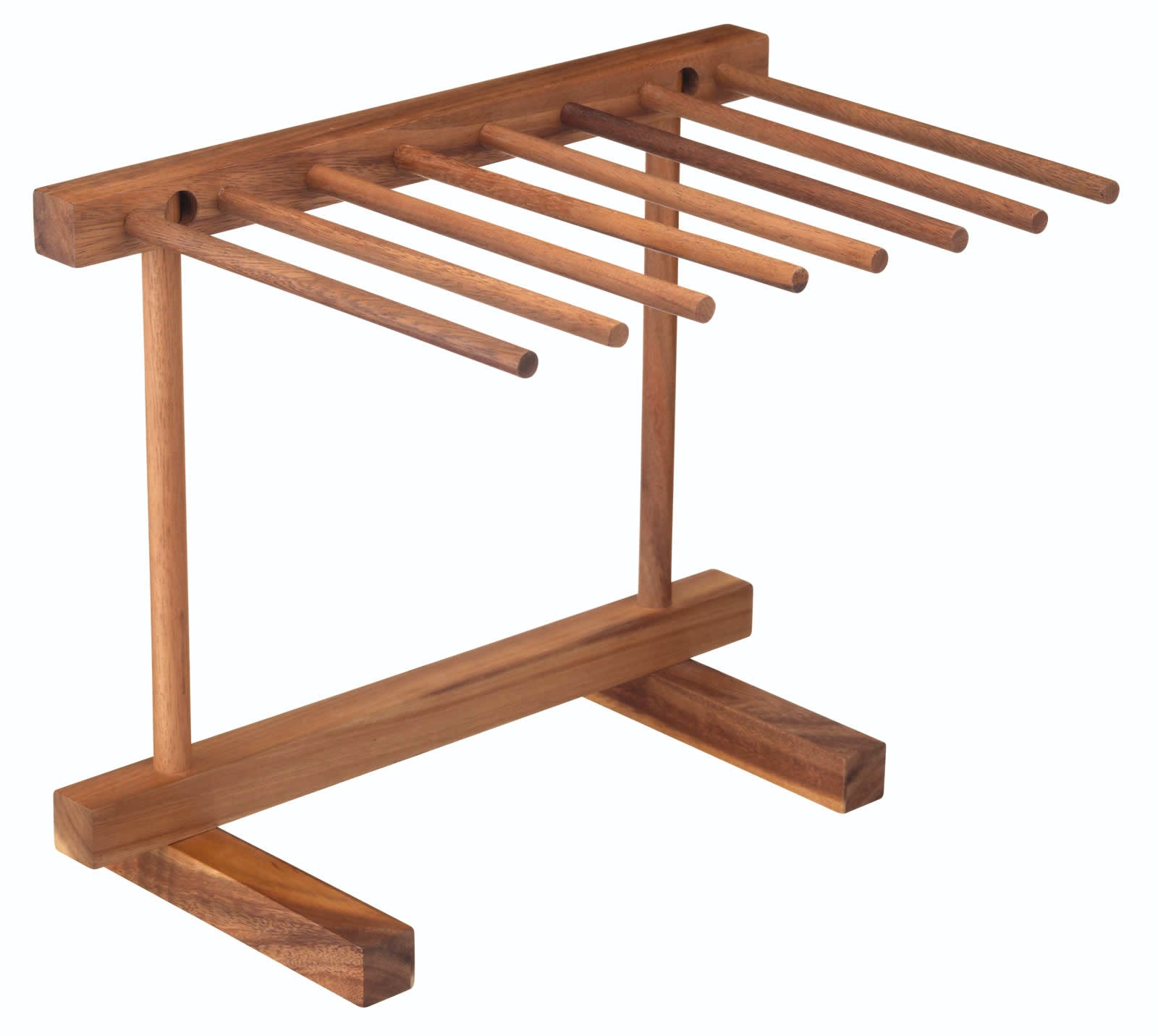 KitchenCraft Italian Pasta Drying Stand in Brown